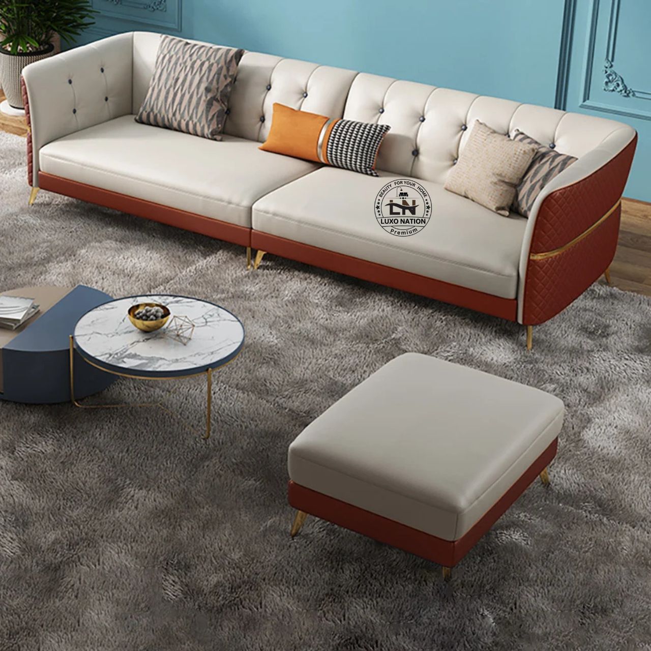 Luxo Nation Best Luxury Sofa set โ Modern Design-Premium Sofa Set